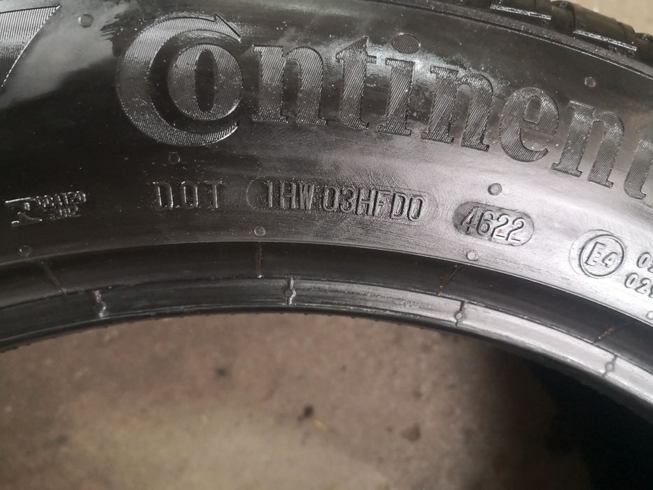 275 45 22 цола гуми като нови continental dot 22