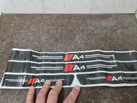 Audi Ауди прагове от карбон фолио стикери лепенки