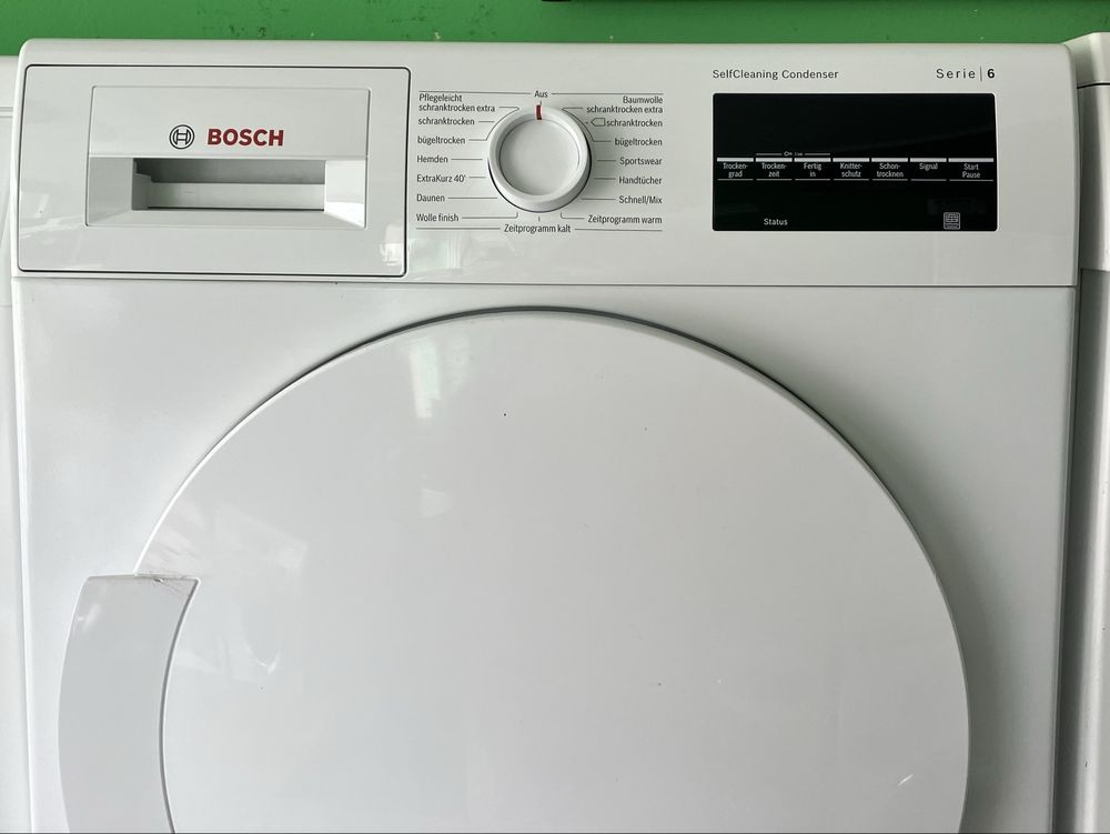 Сушилня BOSCH серия 6 самопочистваща с термопомпа 8 kg WTW 85430