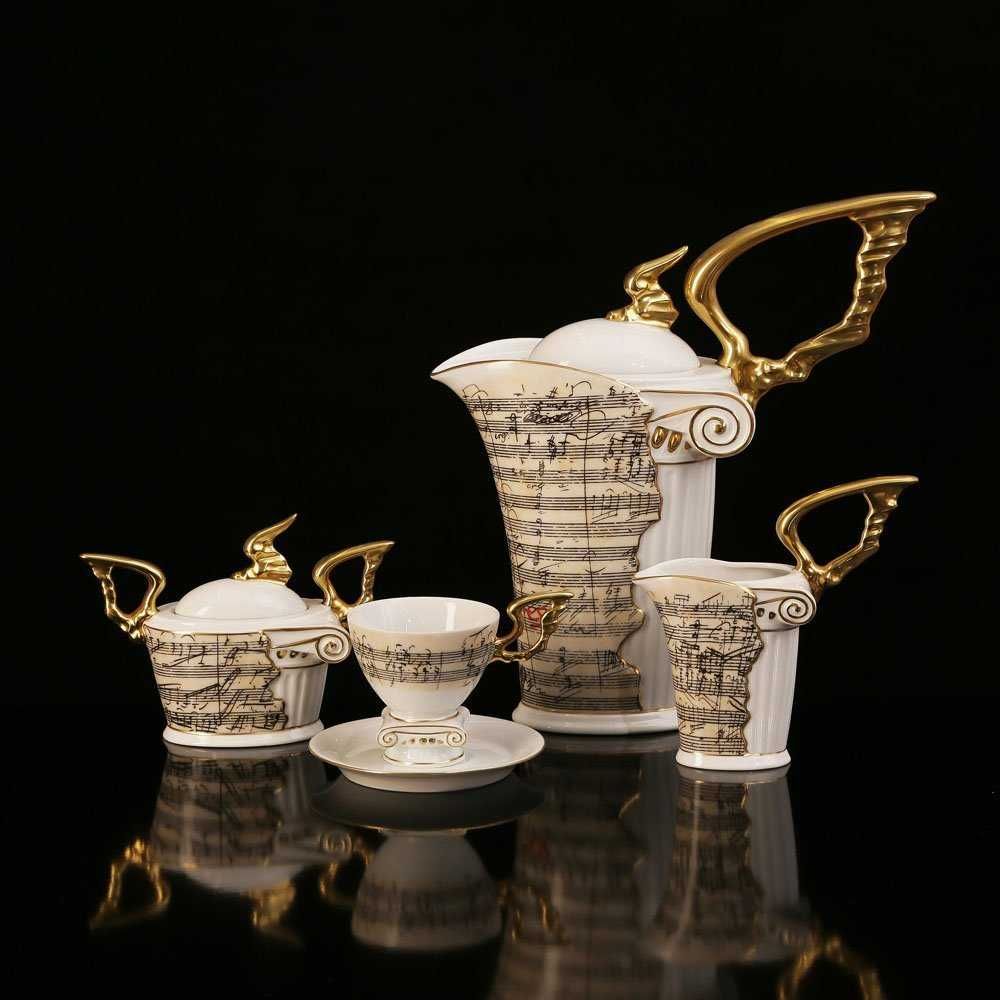 Set de portelan cafea 6 persoane - obiect de colectie -Editie limitata