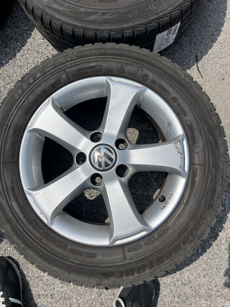 Джанти с гуми за VW: Jetta , Golf, Caddy,Touaran 15”