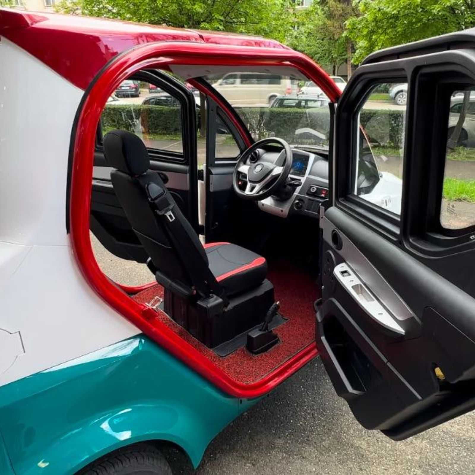 Cvadriciclu Electric Kuba City - Masina Electrica Fara Permis 90km aut
