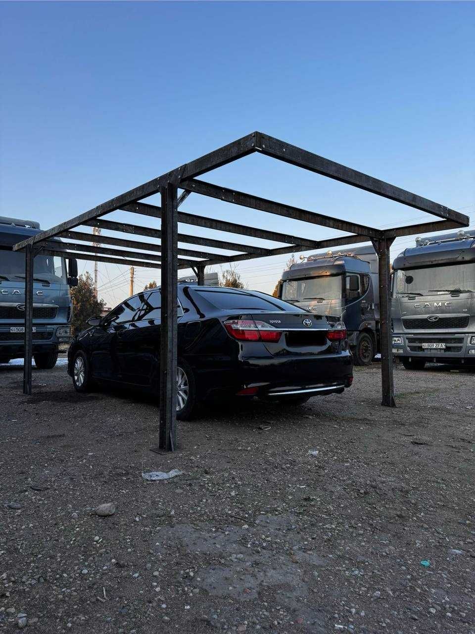 Avto naves parkovka stoyanka Авто навес парковка