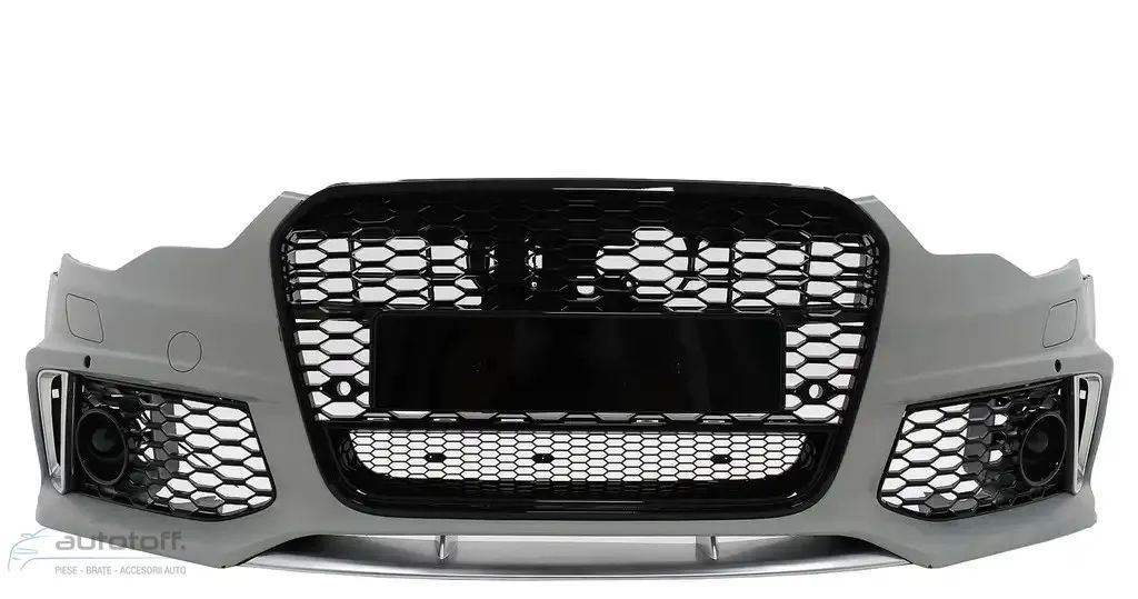 Bara Fata cu Grila Centrala compatibil cu Audi A6 4G (2011-2015) RS6 Design