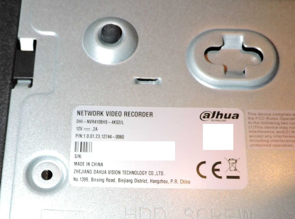 Dahua NVR4108HS-4KS2/L 8 канален NVR