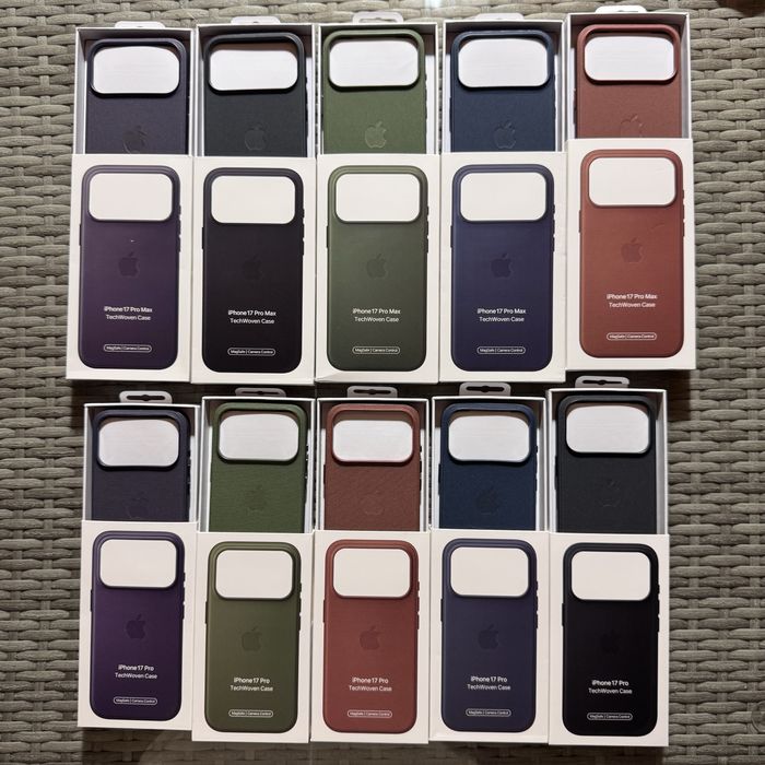 Huse Apple Silicone/TechWoven iPhone17/17Pro/17ProMax