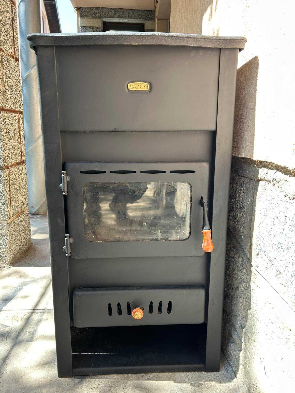 Камина на дърва с водна риза  Прити K2 CP W10, 13.3kW PRITY