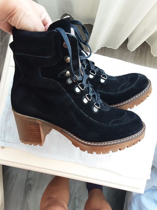 Ghete Quazi din piele interior exterior - marime 38