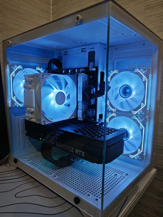 Белый игровой ПК с 3070