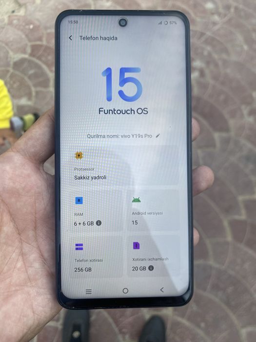 Vivo 19 s srochna sotiladi pul zarl
