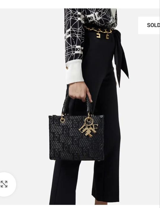 Черна чанта Elisabetta Franchi