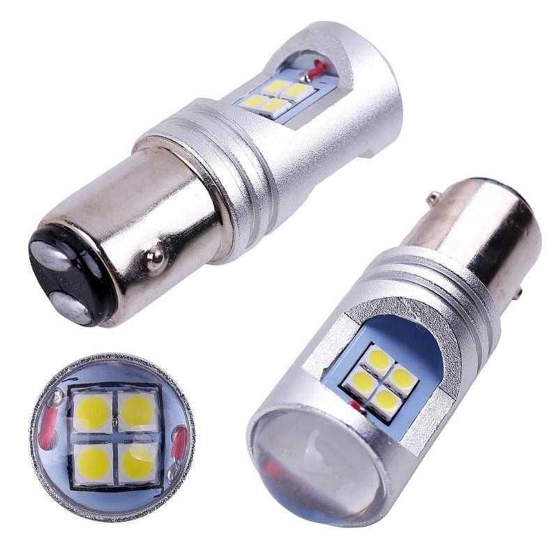 LED крушка с двойна светлина P21W/5W CANBUS 12 SMD