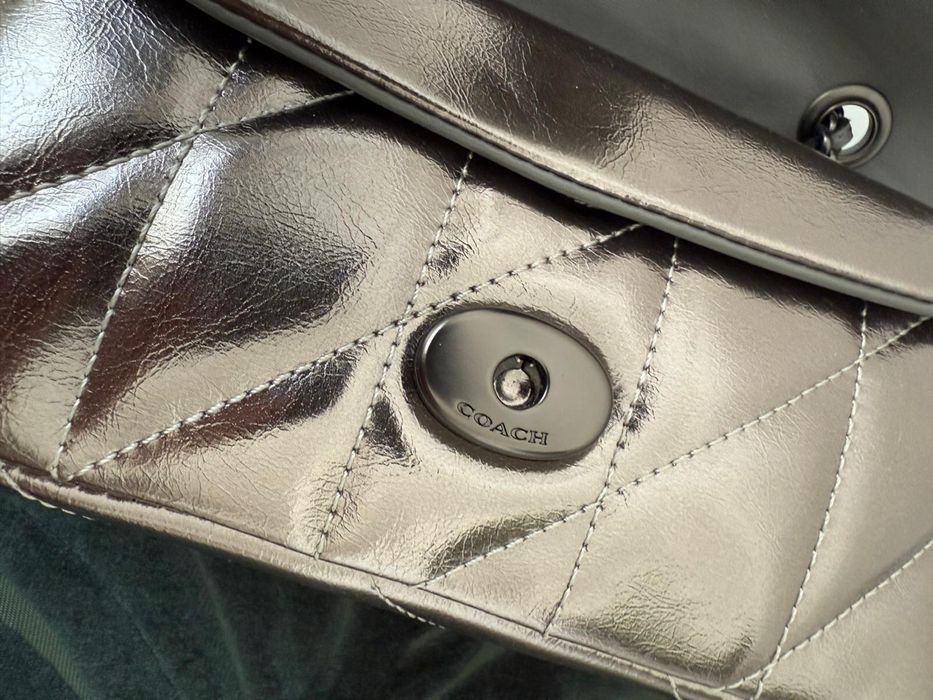Geanta Coach Tabby 20 argintiu