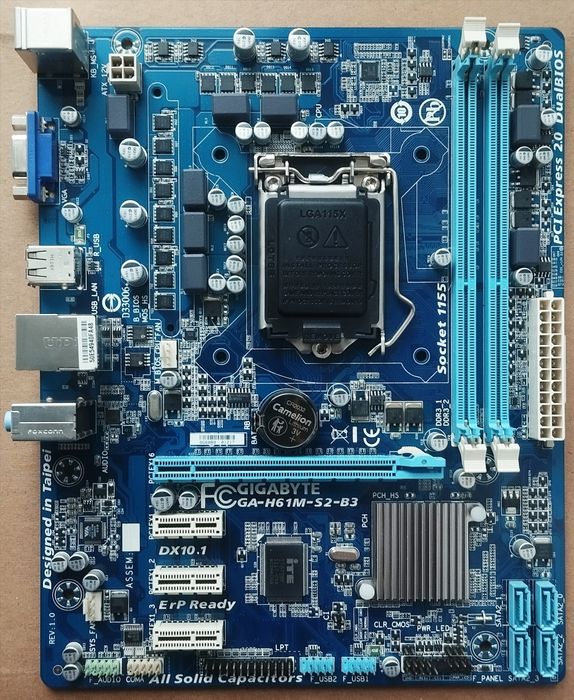 Материнская Плата Gigabyte GA-H61M-S2-B3 (rev. 1.0) LGA1155