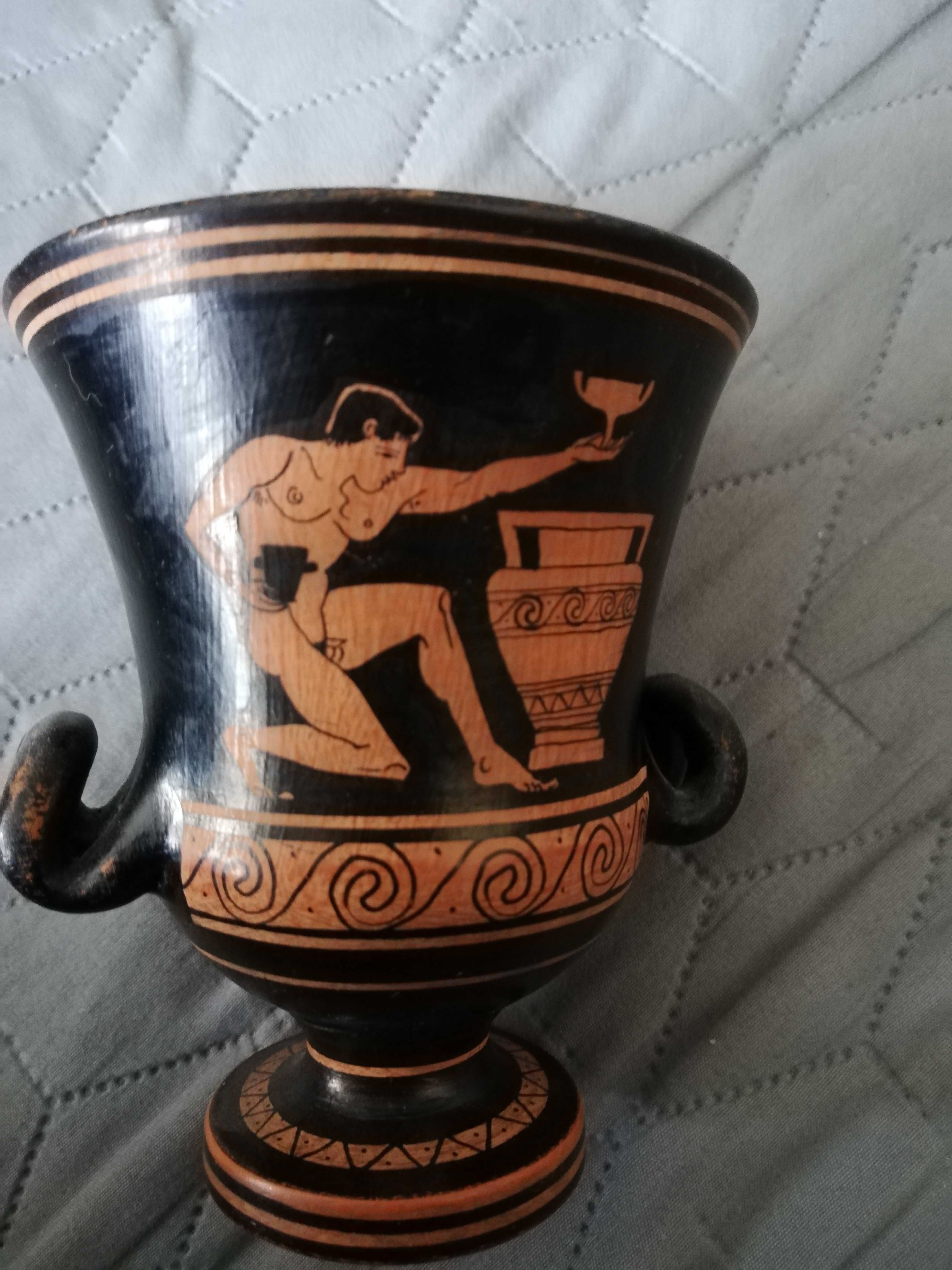 Чаша за вино, кратер Гръцка керамика, копие на музеен експонат