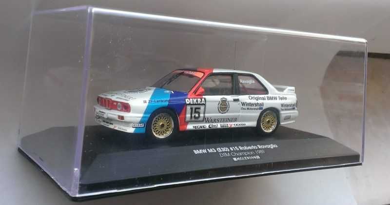 Macheta BMW M3 E30 Ravaglia campion DTM 1989 (Ursulet) - CMR 1/43