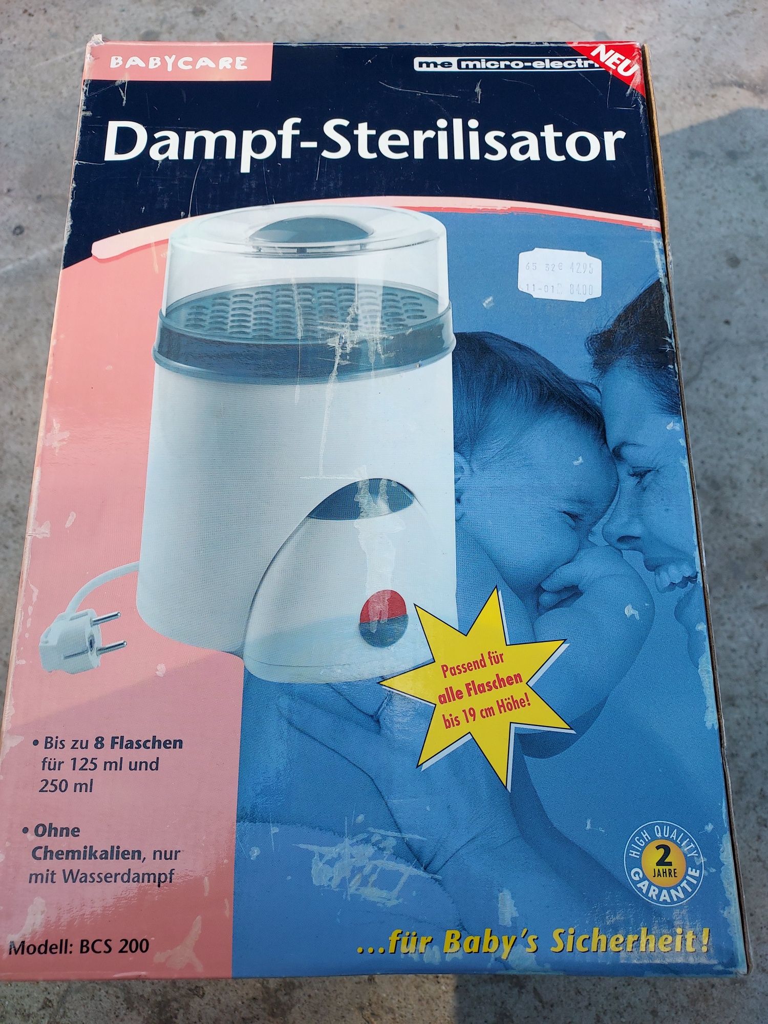 Sterilizator pentru biberoane adus din Germania