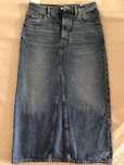 Fusta de blugi denim de calitate lungime 86 cm