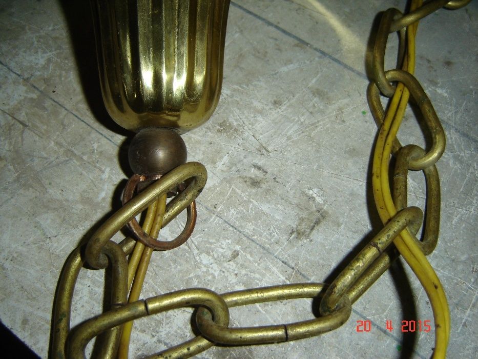 Candelabru vintage, din alama-1930