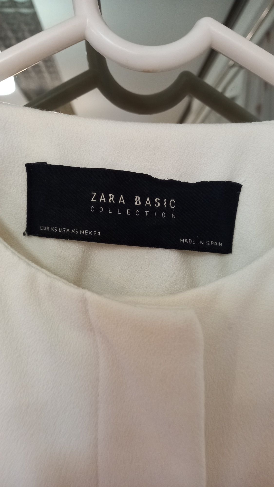 Sacou damă alb Zara