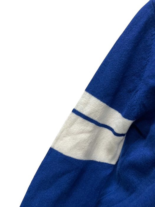 HOSBJERG размер S / M дамски кашмирен пуловер 100% КАШМИР син