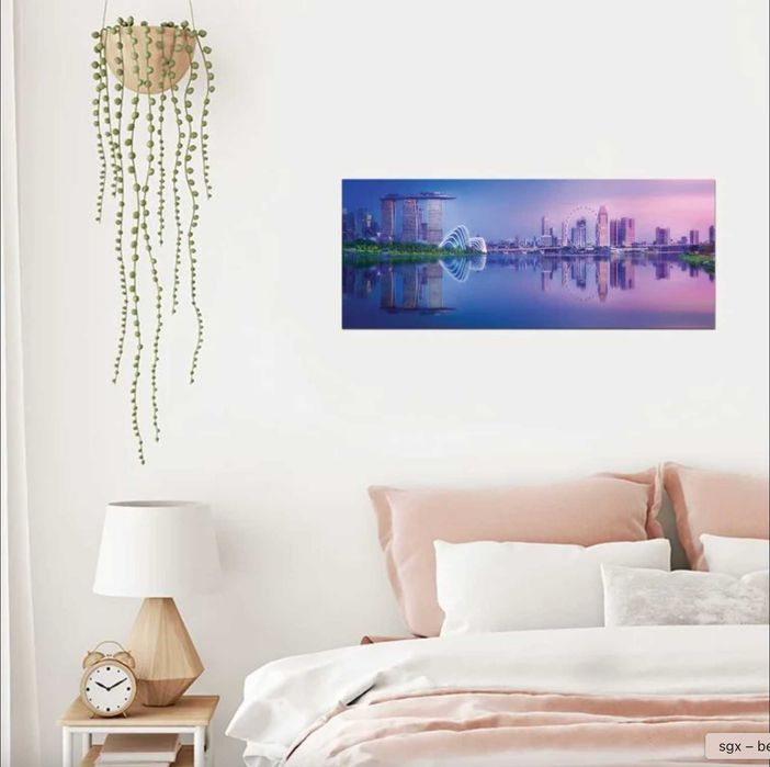 Tablou canvas Singapore, 125 x 50 cm