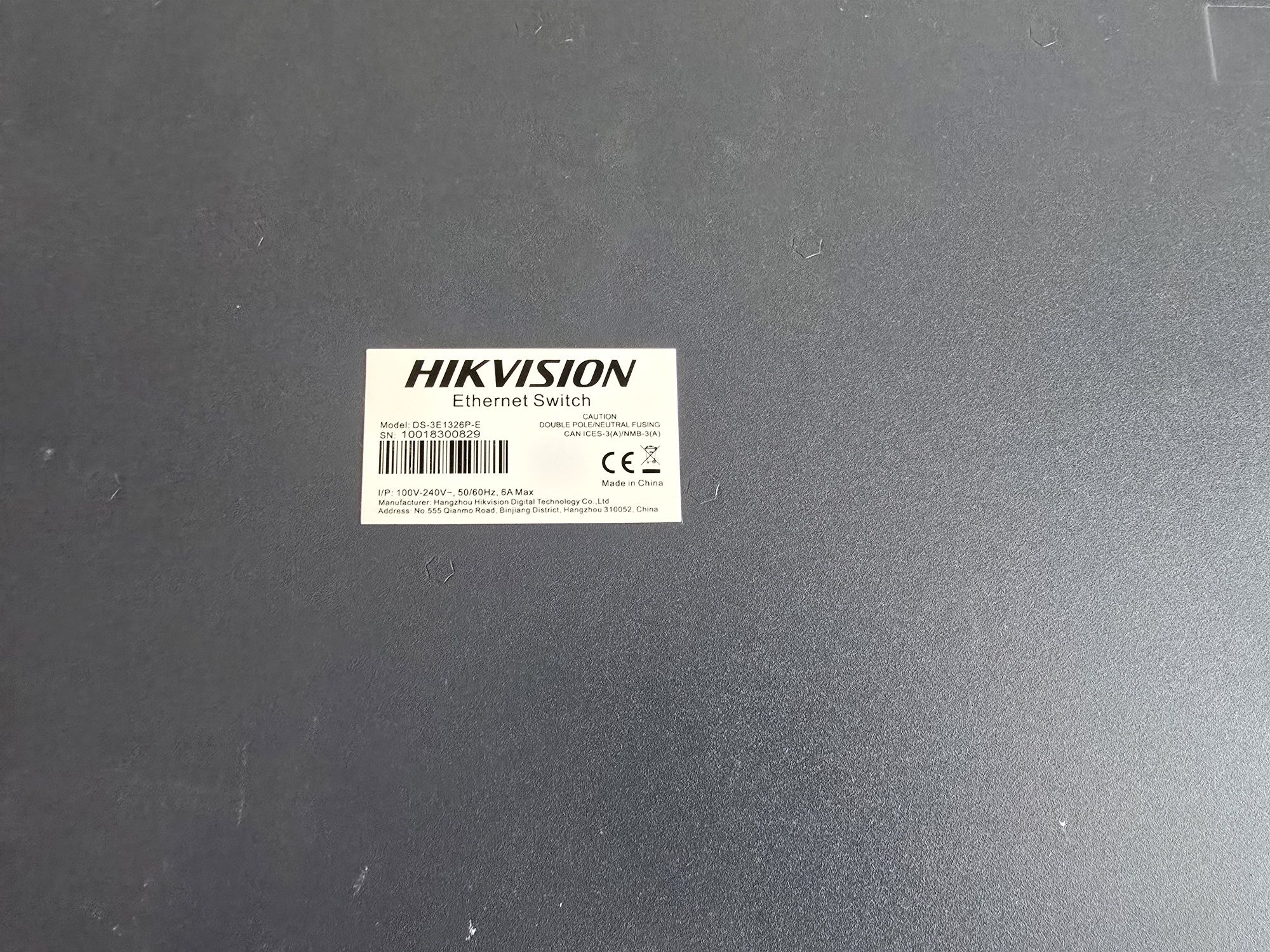 Hikvision POE switch