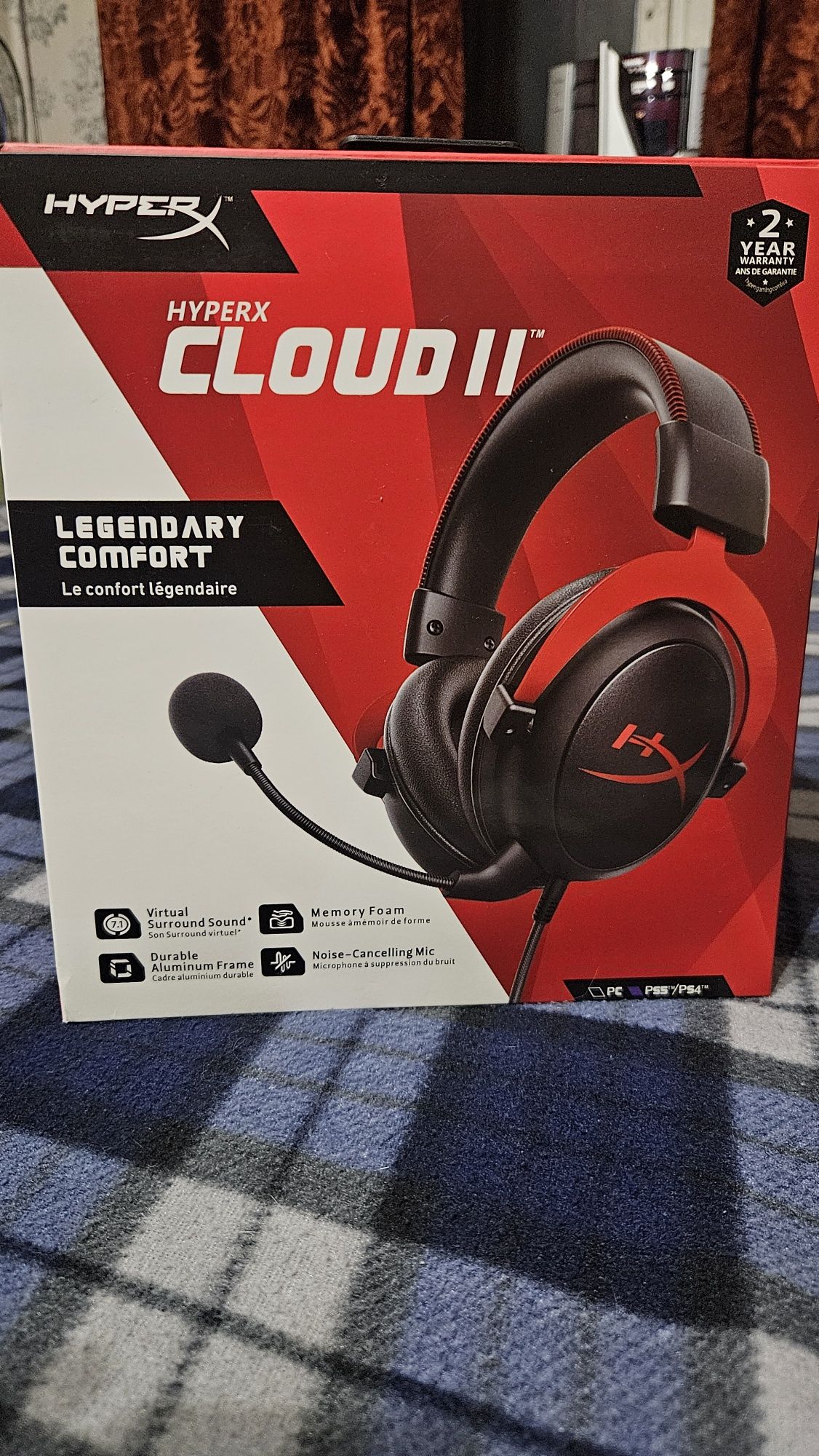 Наушники hyper x cloud 2