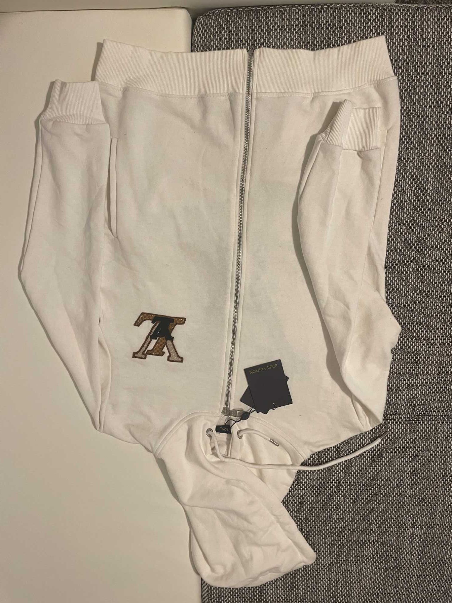 Hanorac Louis Vuitton unisex  Alb/Negru