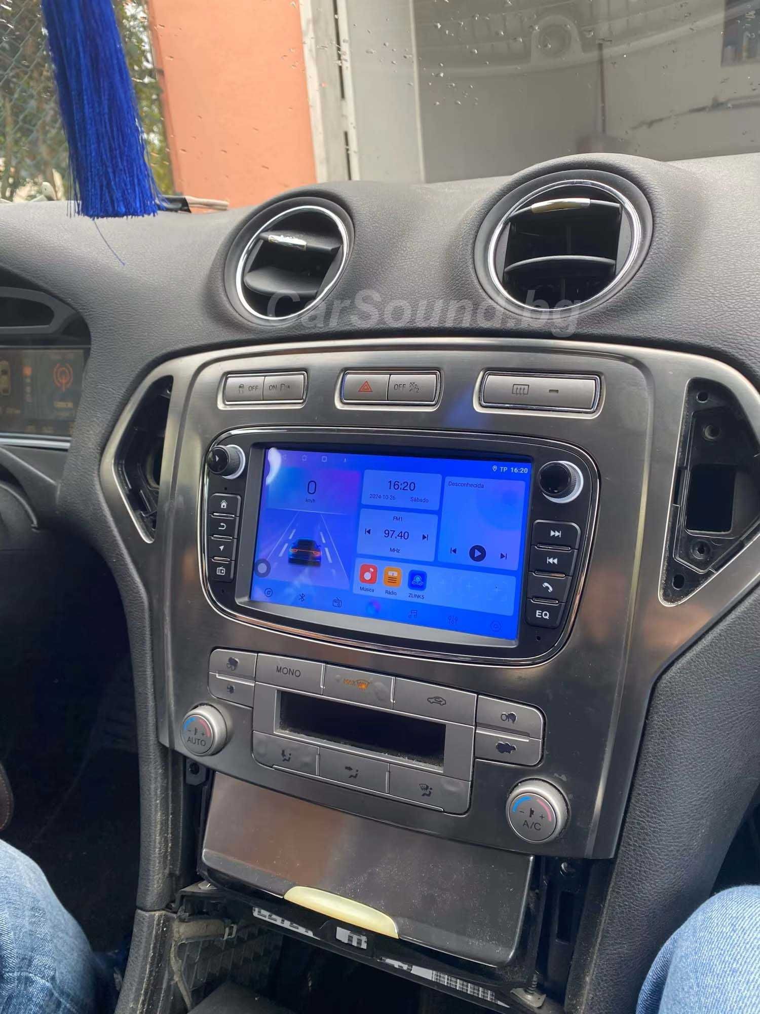 Ford - 7" Android 14 Мултимедия Форд Focus Mondeo Навигация Андроид