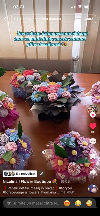 flori de ceară și săpun,