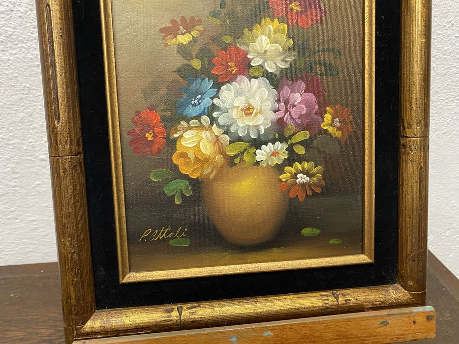 Оригинална маслена картина P Attali Франция 1960 1970