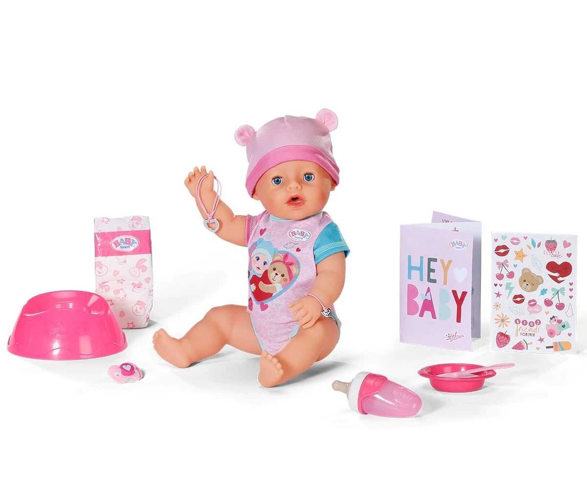 Интерактивна Кукла Емма 43 см Baby Born, бебе с аксесоари