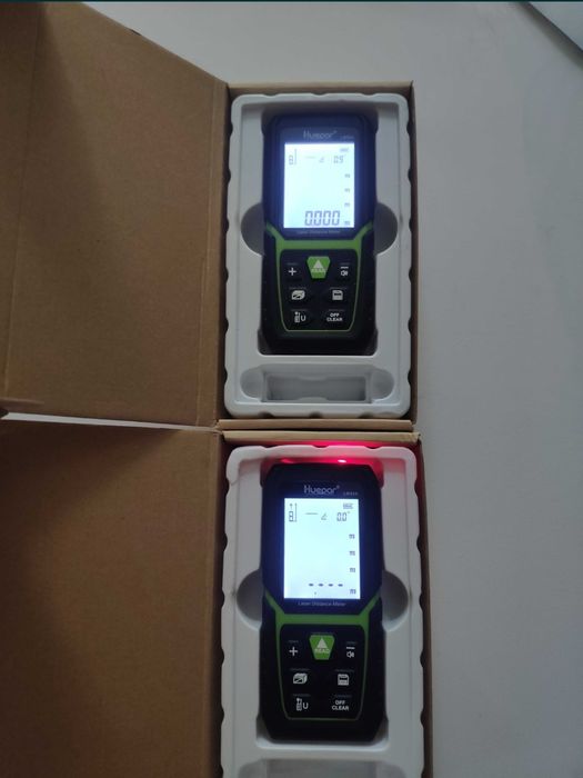 Лазерен нивелир Huepar S04CG, 4D, 16 линии с LCD  Оригинален!