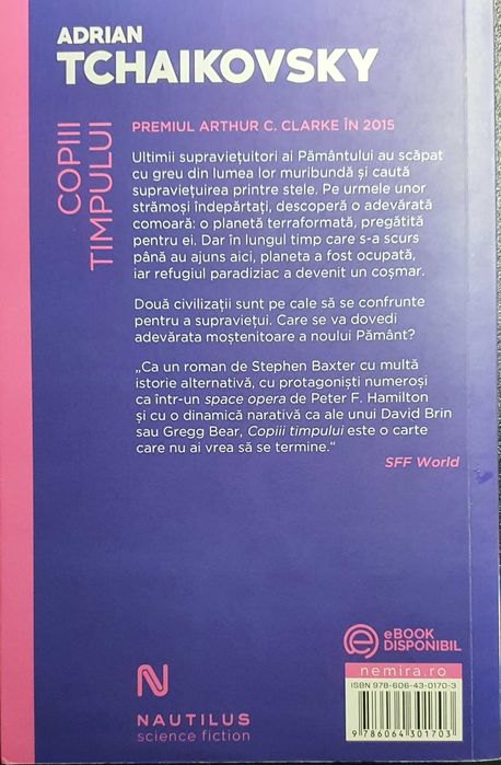 Cărți - S. King, Colecția Univers SF, Copii timpului - Nemira