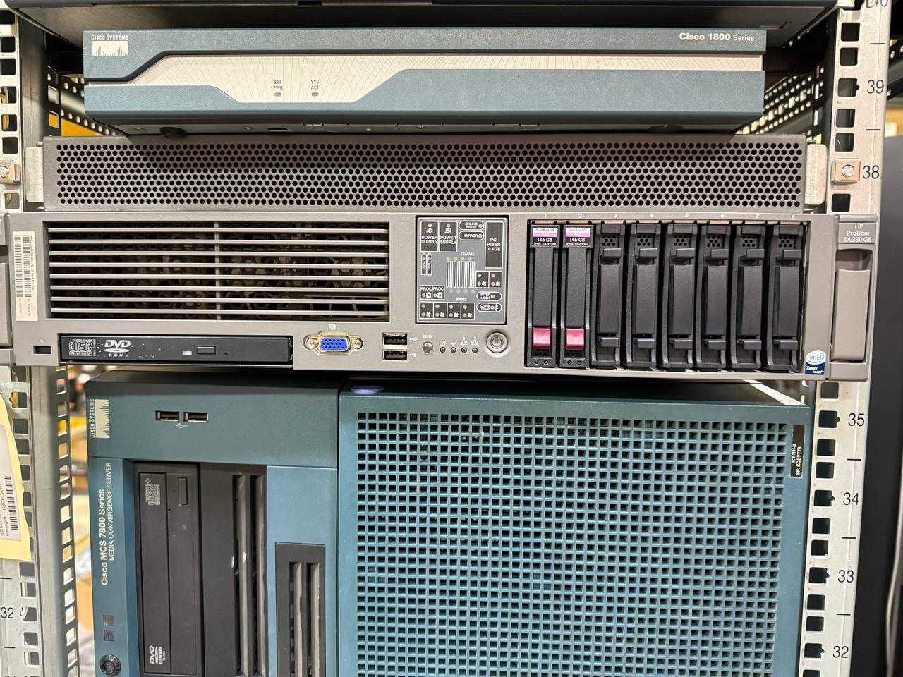 Система хранения (СХД) HP EVA SW HSV200-A и Сервер HP Proliant DL380G5