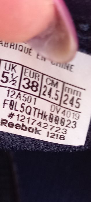 Adidași Reebok damă 38