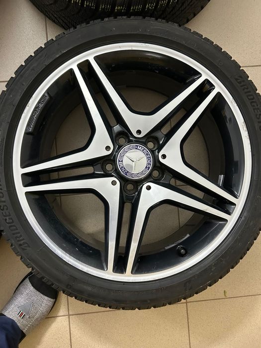 Jante 18 Mercedes AMG cu cauciucuri iarna Bridgestone