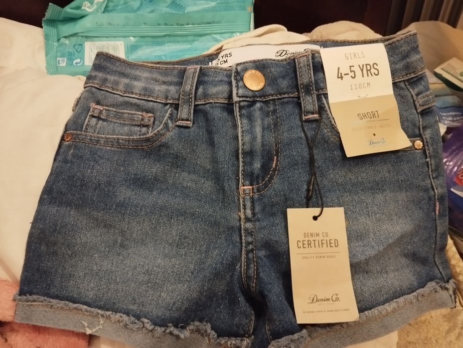 Blugi scurți Denim originali pentru fete
