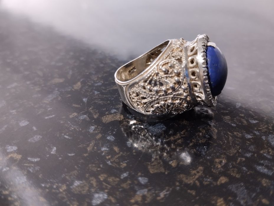 Перстень с лазуритом