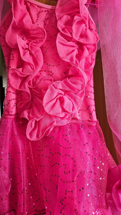 Рокля за танци и повод - момиче 6-8 години