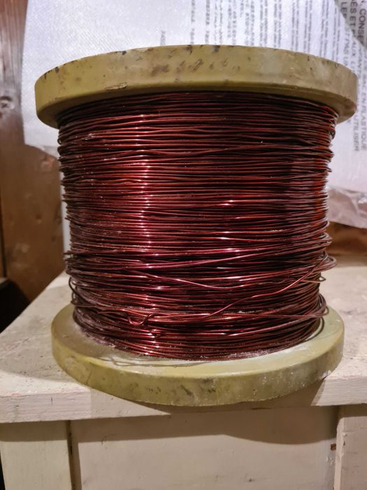 Продавам емайлиран бобинажен проводник ПЕТ 2F 2mm/50 лв/кг