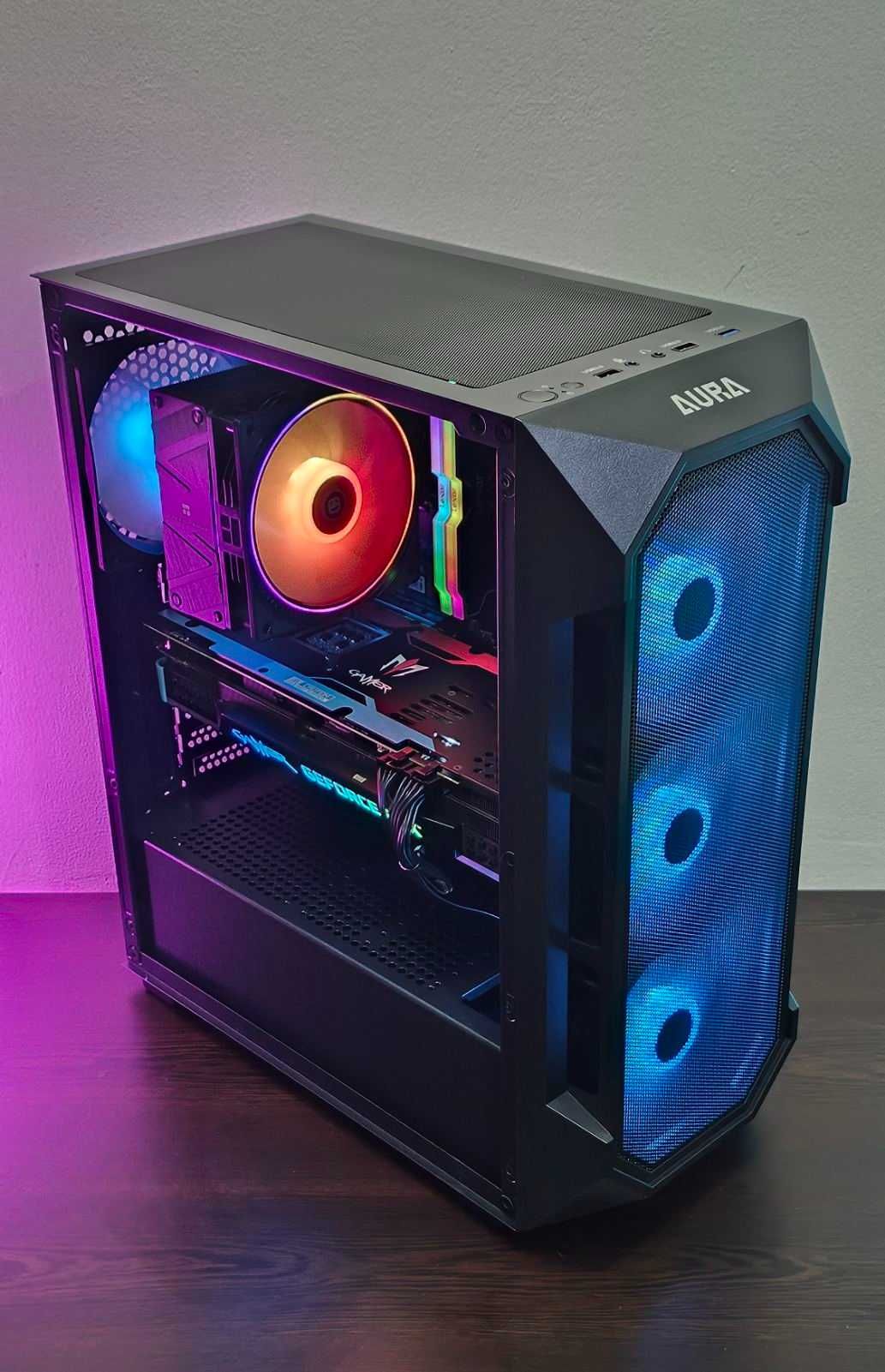 RTX 3080Ti 12GB/Ryzen 7-8700F /RAM 32GB /SSD 1TB/ Чисто Нов+Гаранция!