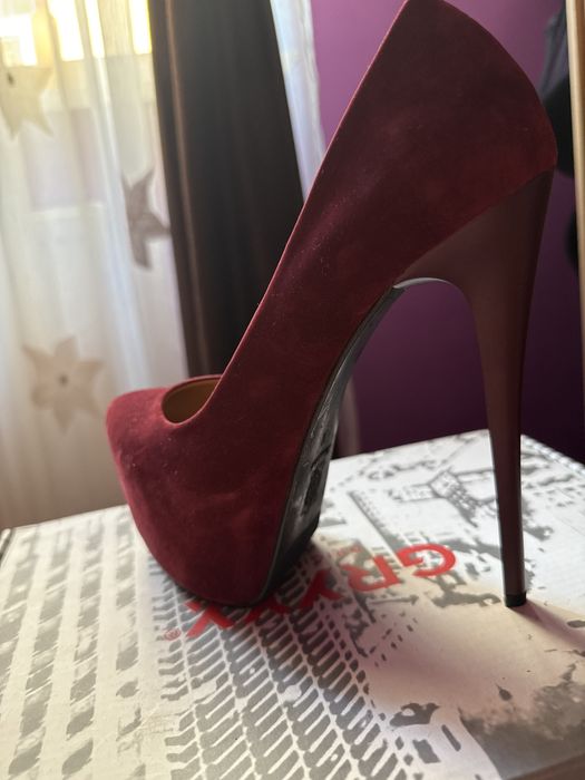 Pantofi dama petrecere toc/platforma inalta