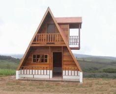 Cabane tip Aframe la orice dimensiune