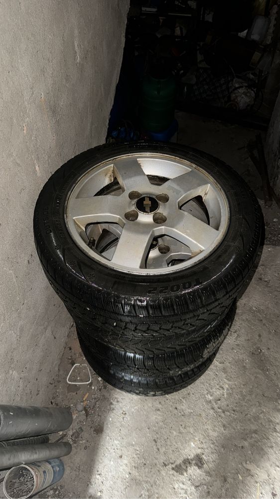 Jante r15 OEM Chevrolet, cu cauciucuri all season