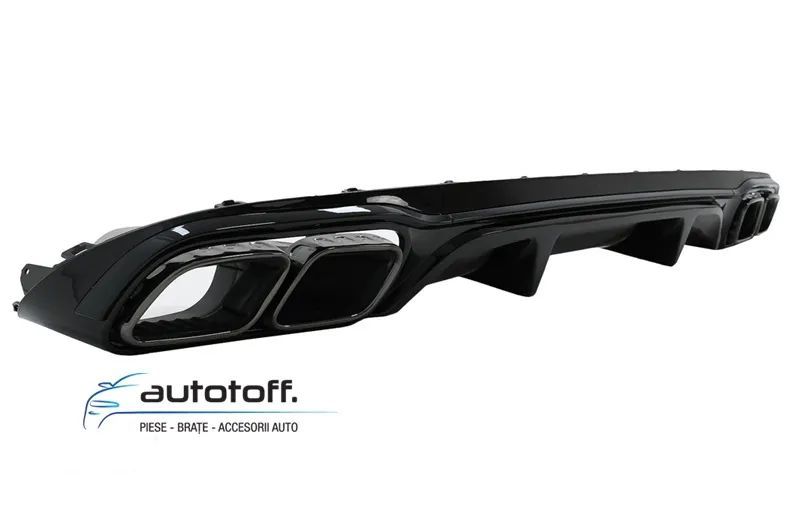 Difuzor bara spate Mercedes W213 S213 Standard (16-20) model E63 Black