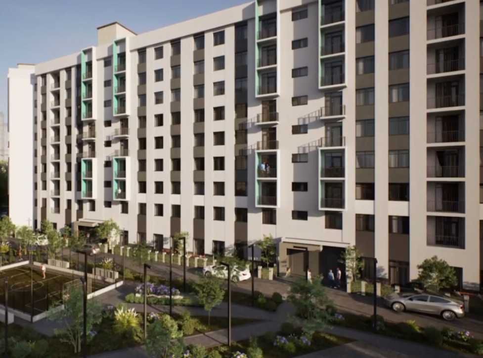 ЖК Fayzli hayot. 2-комнатная, 61 м². г. Ташкент, ТРЦ "Компас"