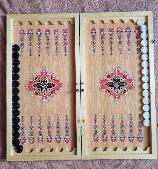 нарды большие «Два шейха» 60 см на 60 см