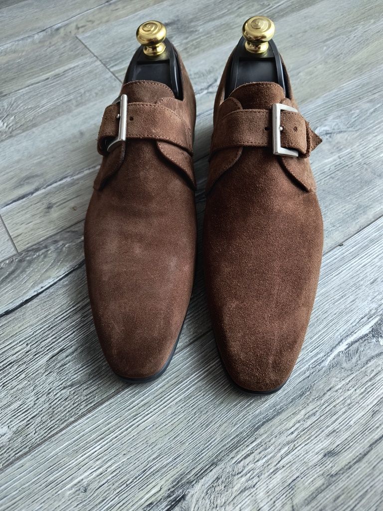 Pantofi de ocazie mare 42,5 culoare maro